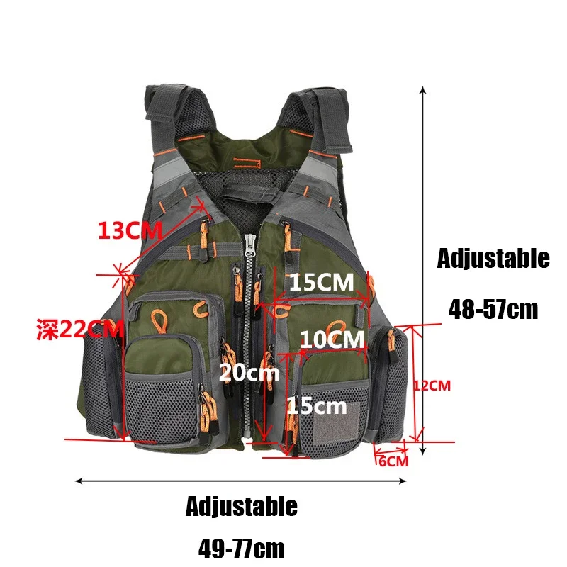 Adjustable Fishing Vest Breath - Fishing Jacket Waterproof recensione e prezzo