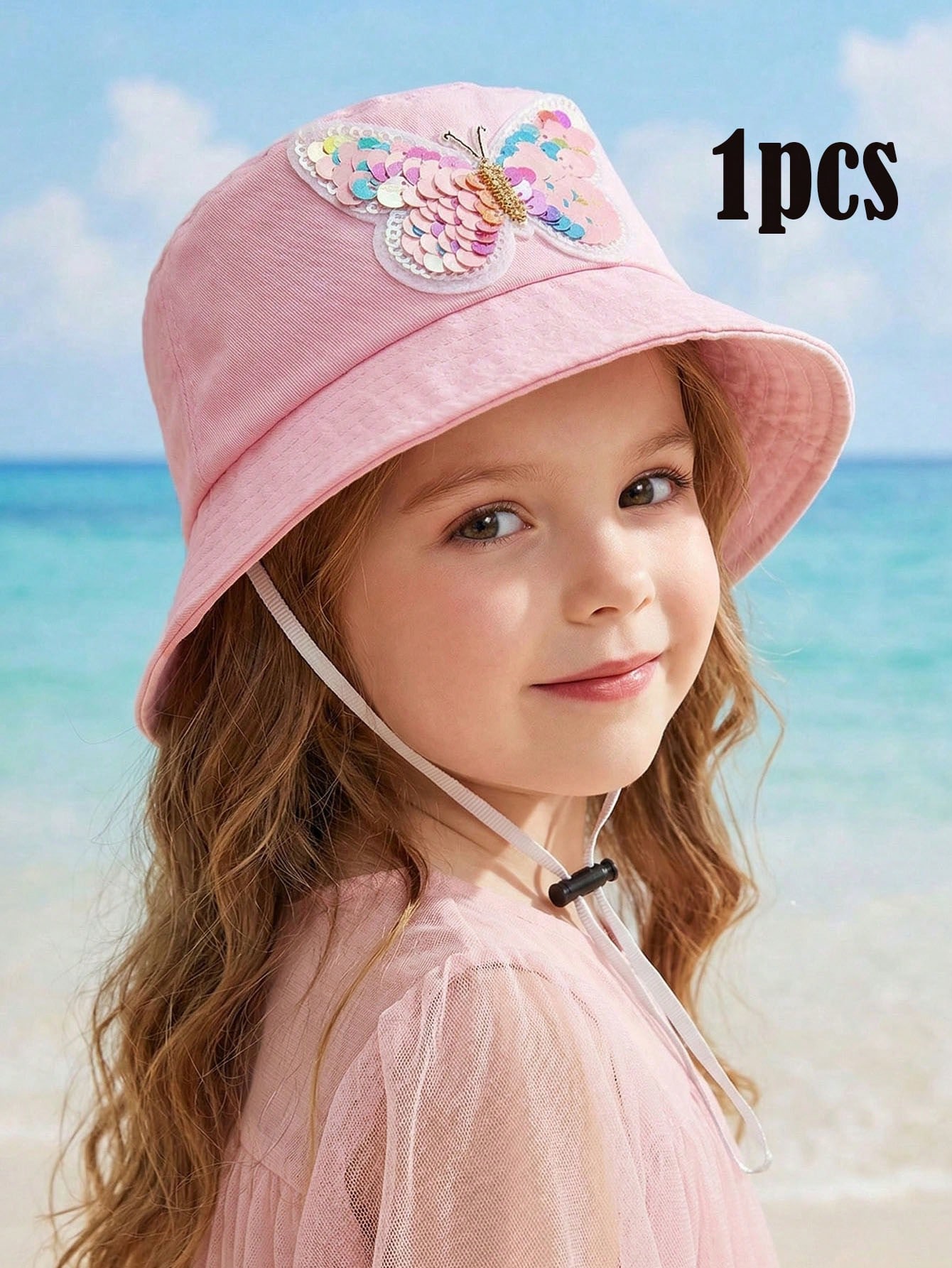 1pcs 3-8Y Girls Sequined Butte - Fishing Hat recensione e prezzo