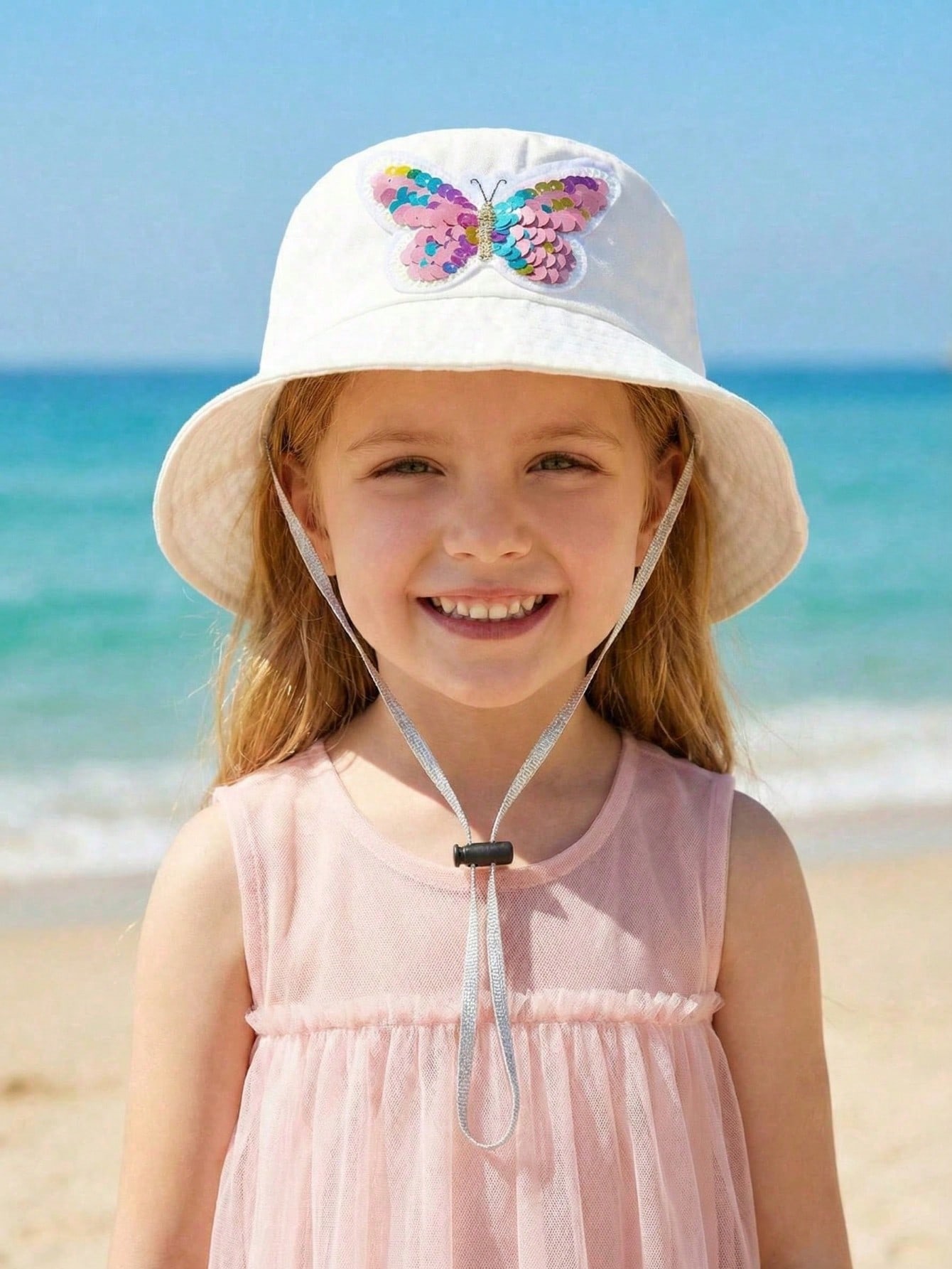 1pcs 3-8Y Girls Sequined Butte - Fishing Hat recensione e prezzo