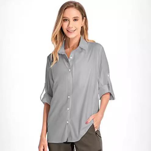 Women's Long Sleeve Sun Protec - Fishing Shirt Uv Protection recensione e prezzo
