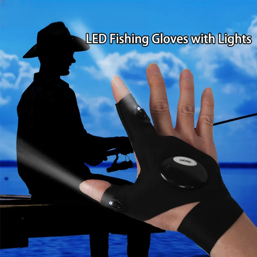 LED Half Finger Glove for Men  - Fishing Gloves recensione e prezzo