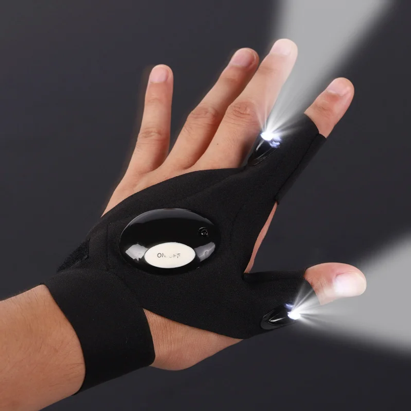 LED Half Finger Glove for Men  - Fishing Gloves recensione e prezzo