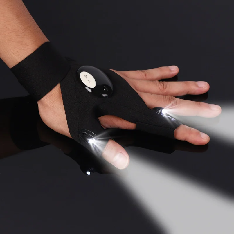 LED Half Finger Glove for Men  - Fishing Gloves recensione e prezzo