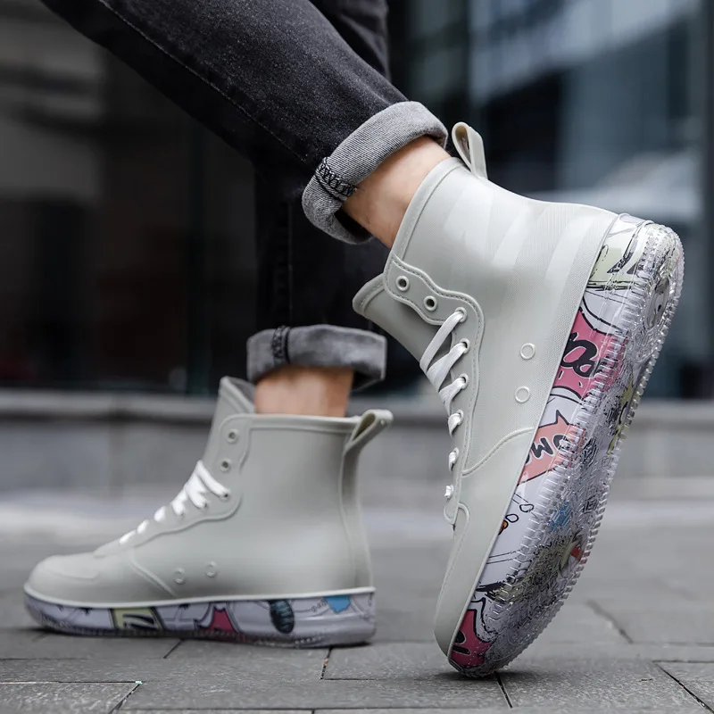 Men Rain Boots Fashion Trendy  - Fishing Boots recensione e prezzo