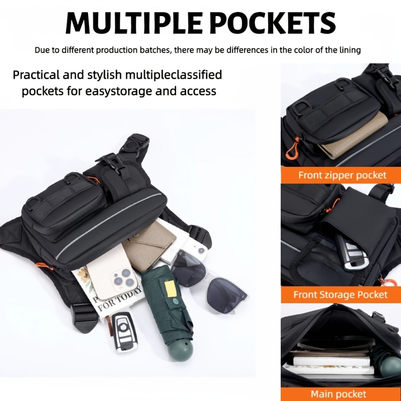 Men's Tactical Chest Bag, Runn - Fishing Vest recensione e prezzo