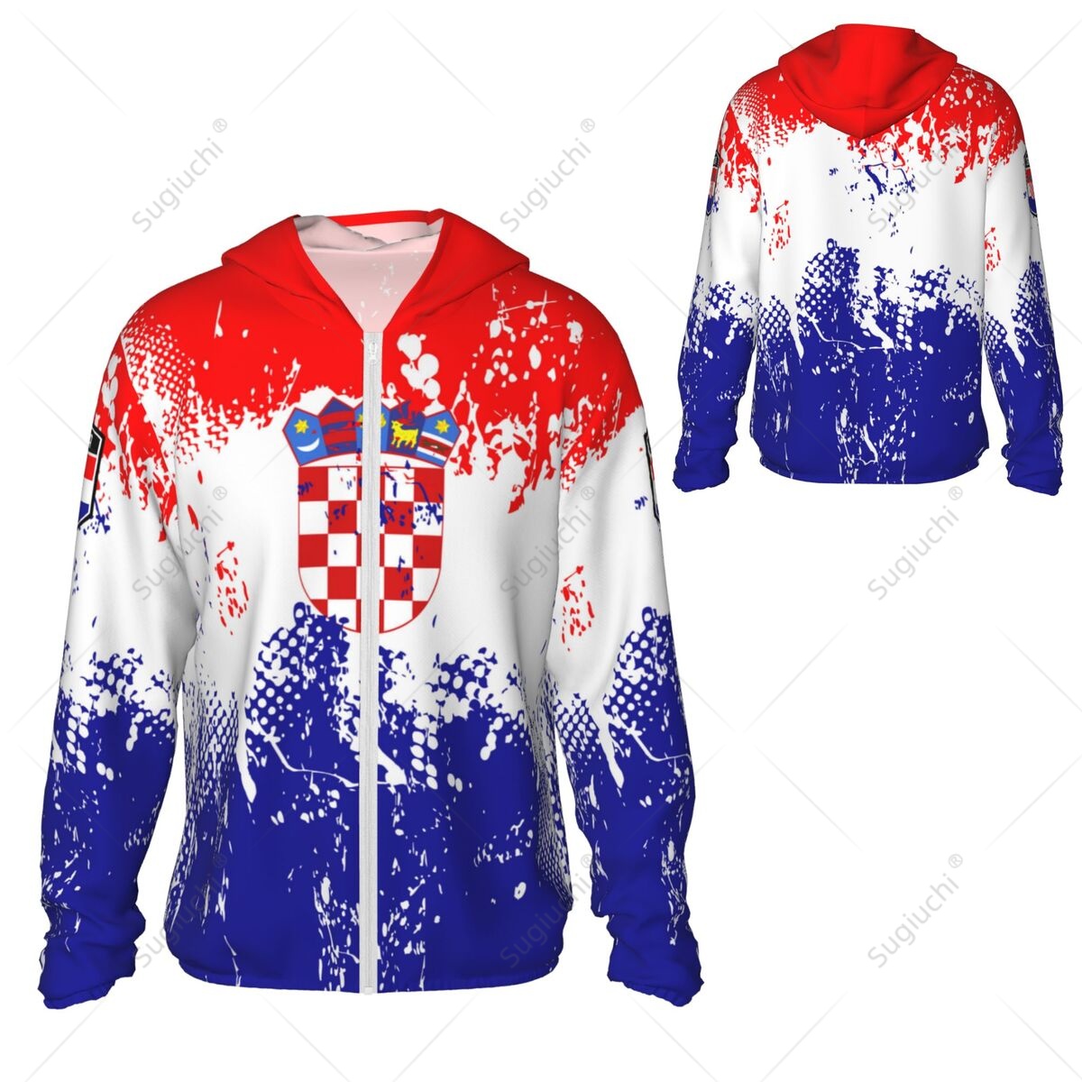 Croatia Flag Sun Protection Ho - Fishing Hoodie recensione e prezzo