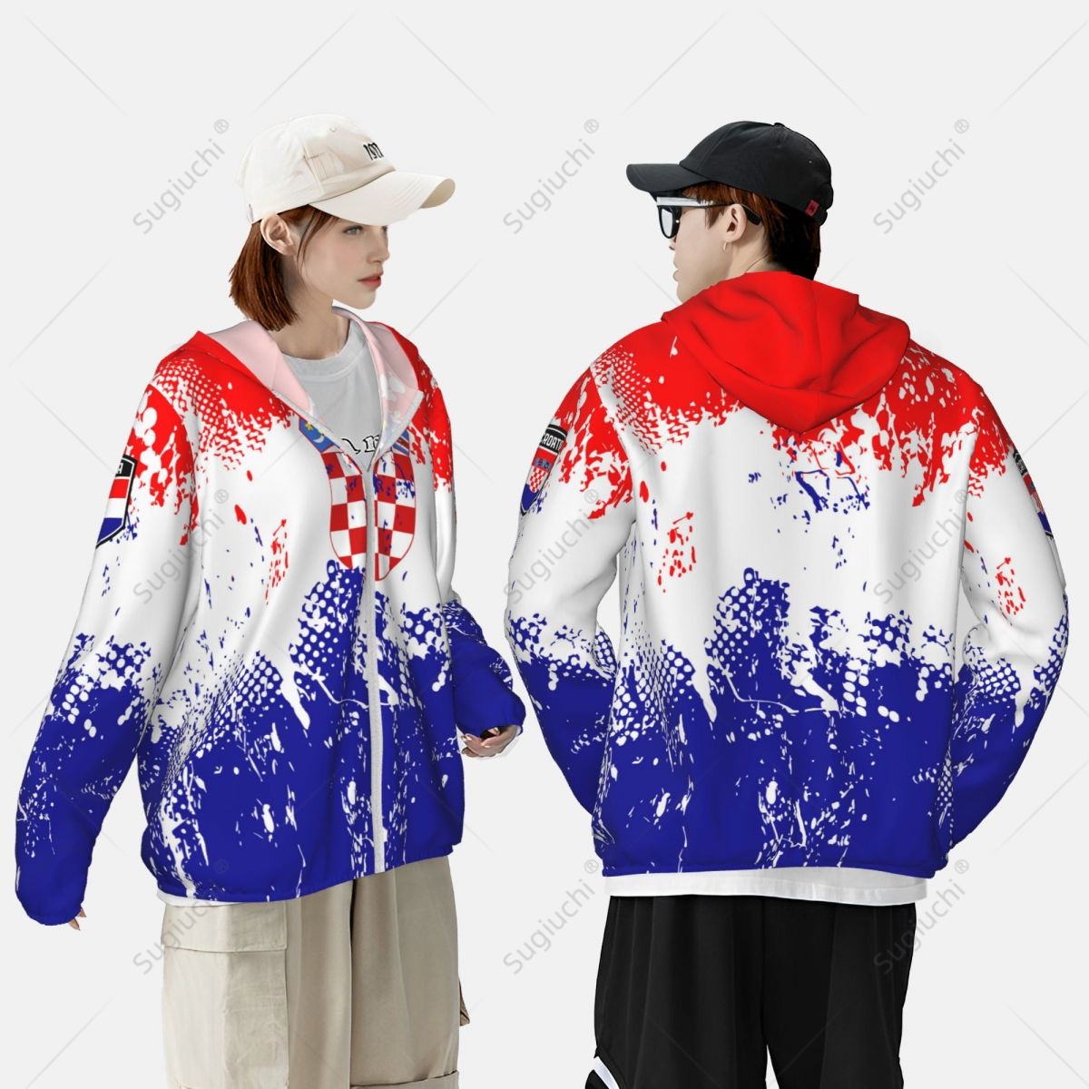 Croatia Flag Sun Protection Ho - Fishing Hoodie recensione e prezzo