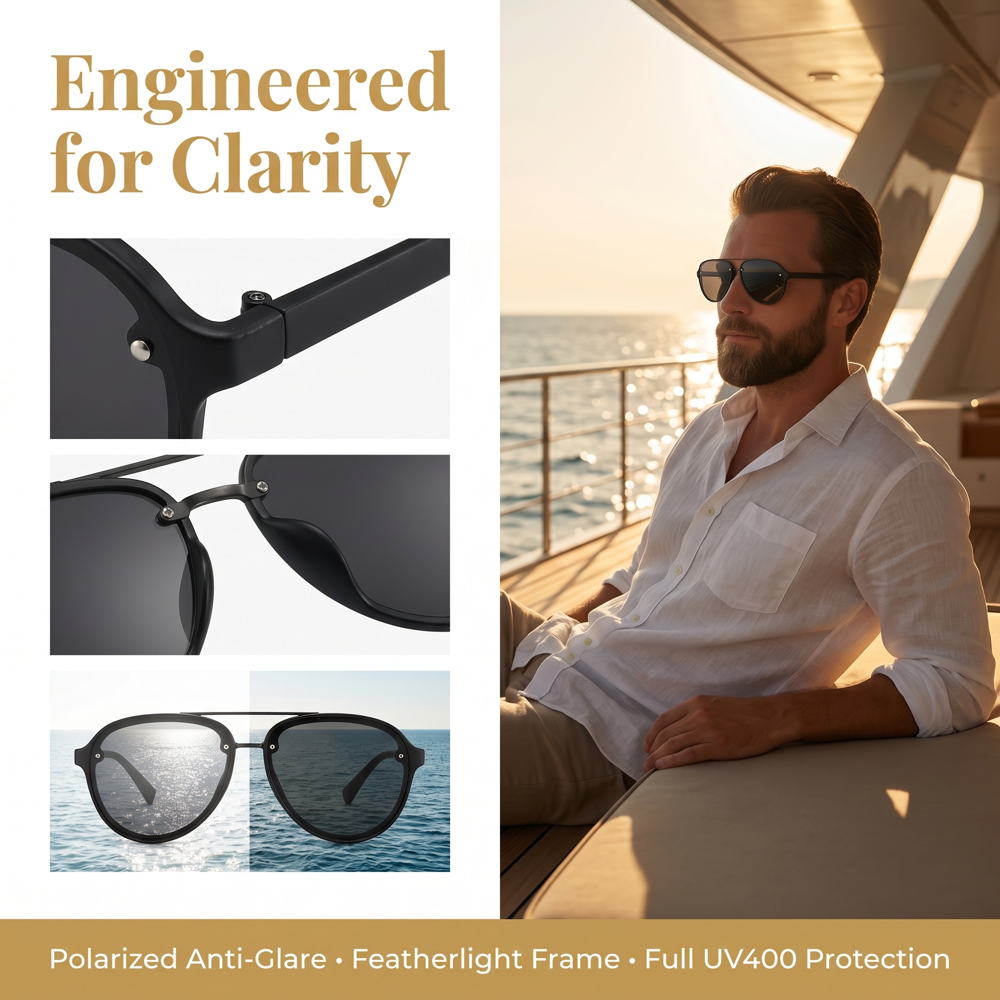 CHALK Polarized Men's Sunglass - Fishing Sunglasses Polarized recensione e prezzo