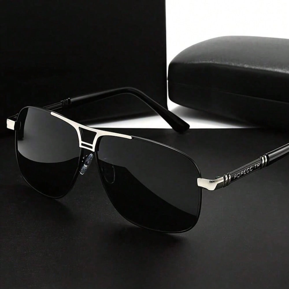 Large Metal Polarized Men And  - Fishing Sunglasses Polarized recensione e prezzo