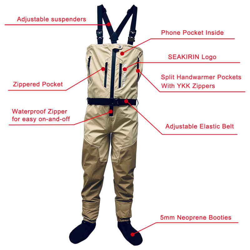 Zip-front Breathable Stout Che - Fishing Pants Waterproof recensione e prezzo