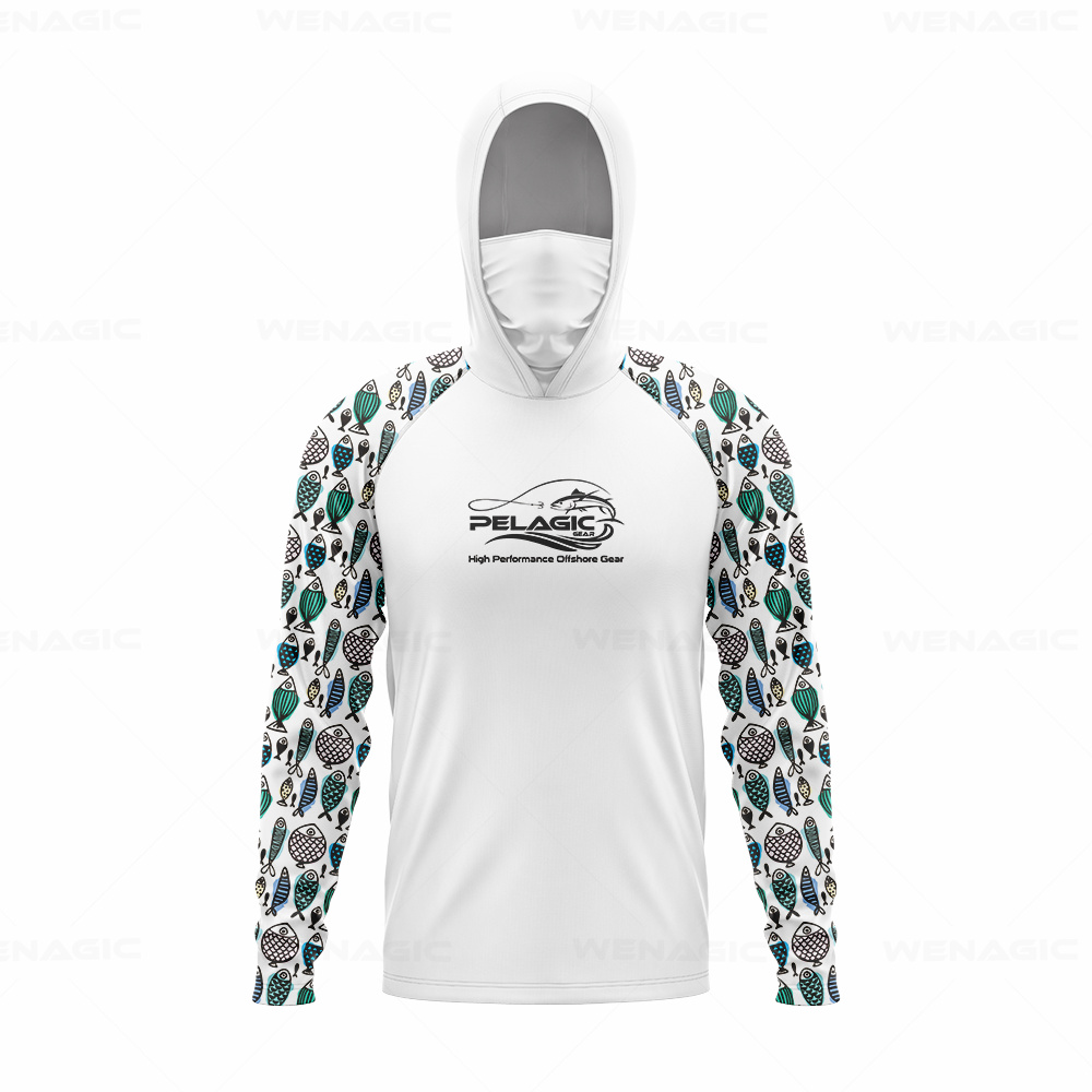 pelagic gear Men Hood Fishing  - Fishing Shirt Uv Protection recensione e prezzo