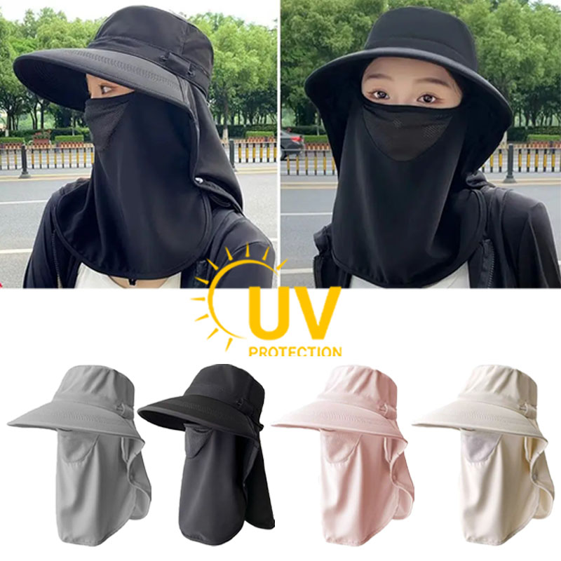 Full Coverage Sun Hat with Fac - Fishing Mask Sun Protection recensione e prezzo