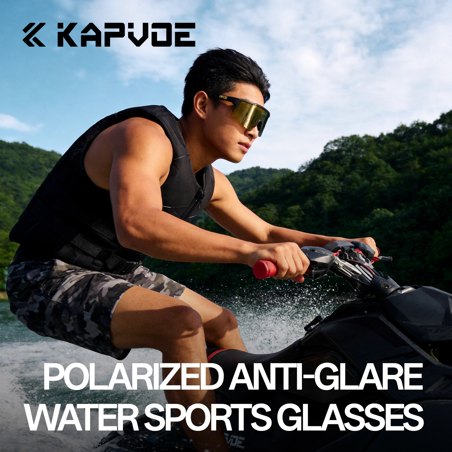 KAPVOE UV400 Anti-glare Surfin - Fishing Sunglasses Polarized recensione e prezzo