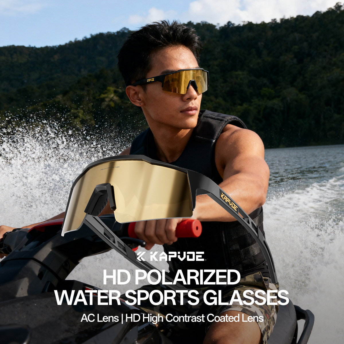 KAPVOE UV400 Anti-glare Surfin - Fishing Sunglasses Polarized recensione e prezzo
