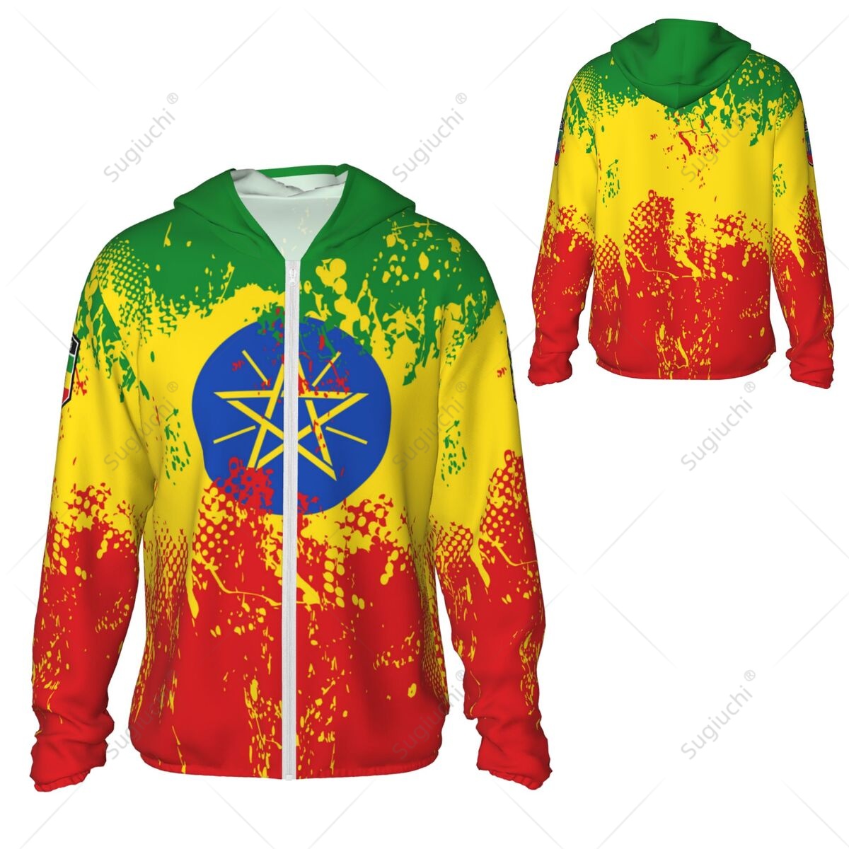 Ethiopia Flag Sun Protection H - Fishing Hoodie recensione e prezzo
