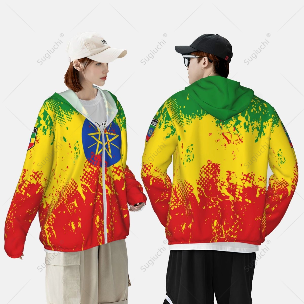 Ethiopia Flag Sun Protection H - Fishing Hoodie recensione e prezzo