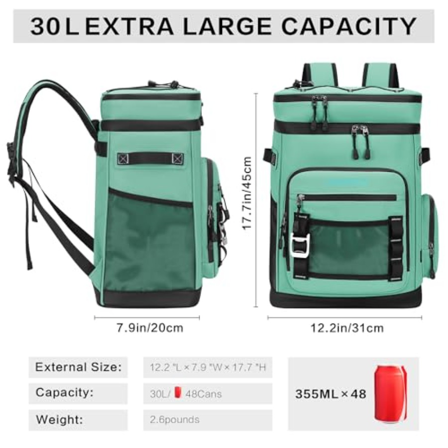 Large Waterproof Insulated Coo - Fishing Backpack recensione e prezzo