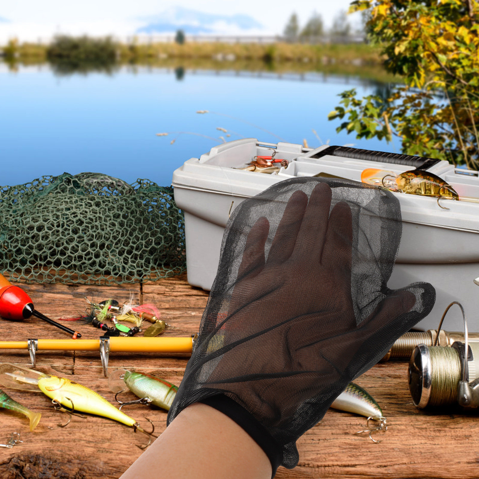 1Set Anti Insect Mesh Suit Ful - Fishing Gloves recensione e prezzo