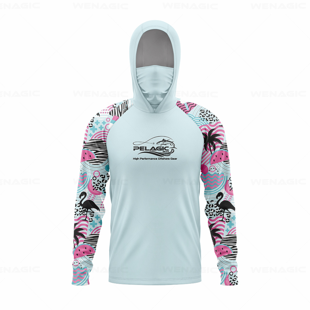pelagic gear Men Hood Fishing  - Fishing Shirt Uv Protection recensione e prezzo