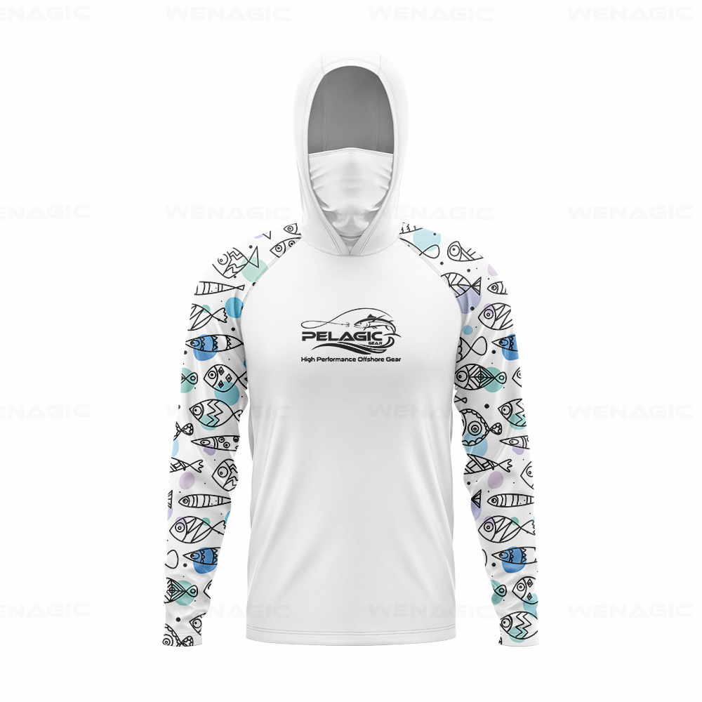 pelagic gear Men Hood Fishing  - Fishing Shirt Uv Protection recensione e prezzo