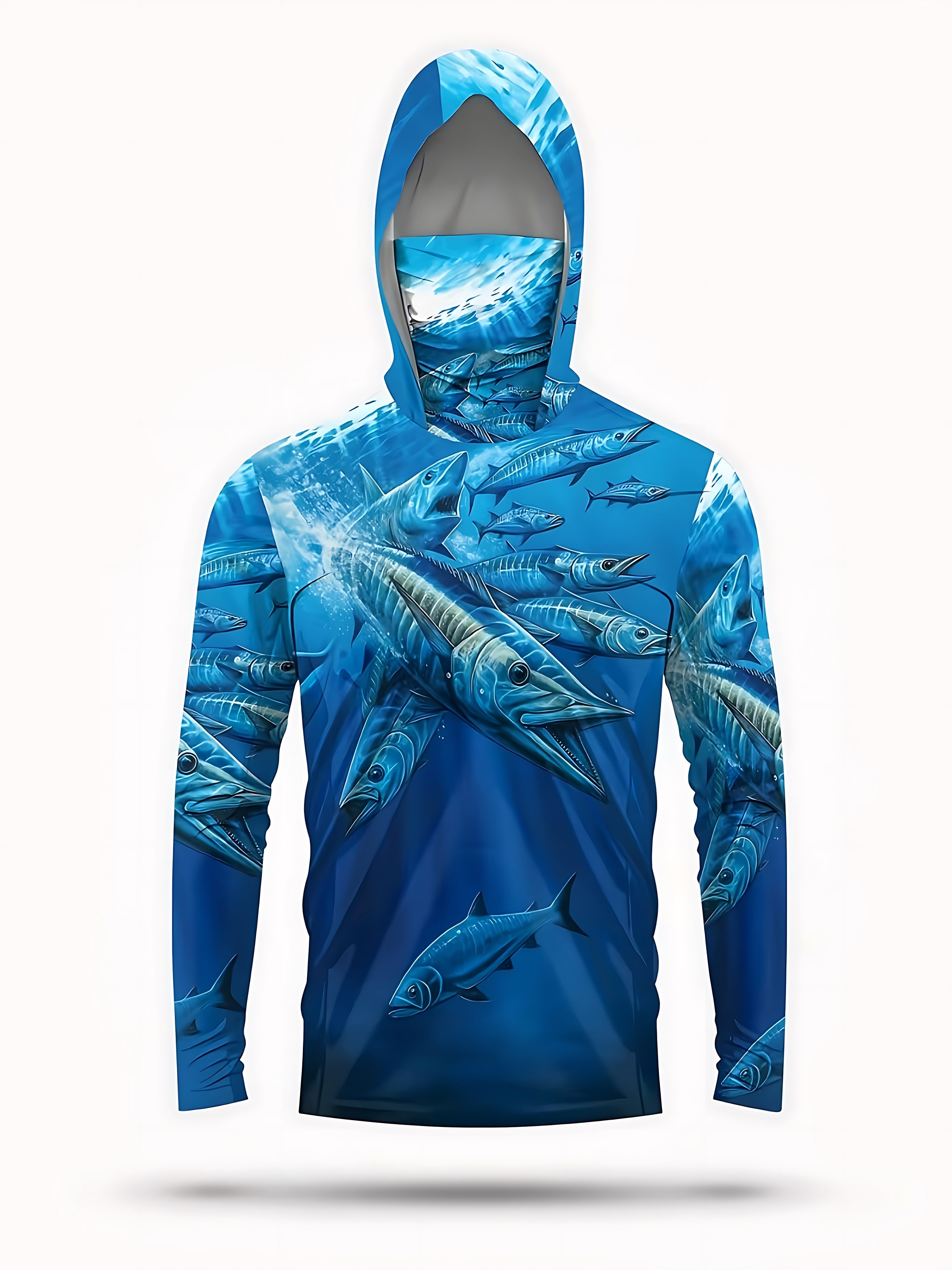 Fishing Shirt Hooded Men Fishi - Fishing Shirt Uv Protection recensione e prezzo
