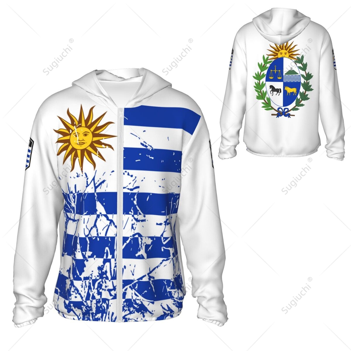 Uruguay Flag Sun Protection Ho - Fishing Hoodie recensione e prezzo
