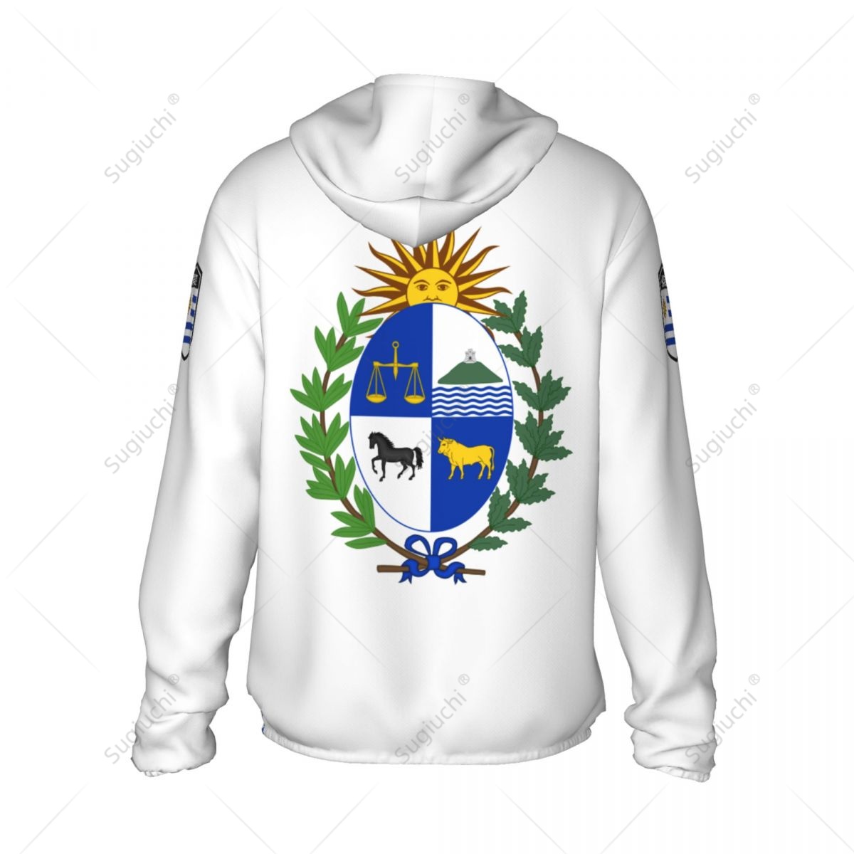 Uruguay Flag Sun Protection Ho - Fishing Hoodie recensione e prezzo