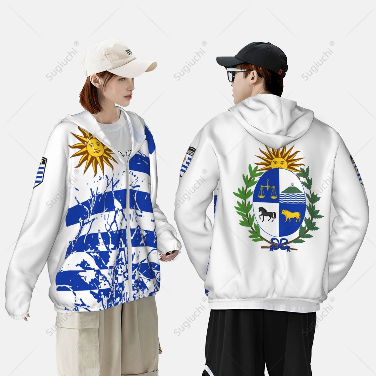 Uruguay Flag Sun Protection Ho - Fishing Hoodie recensione e prezzo