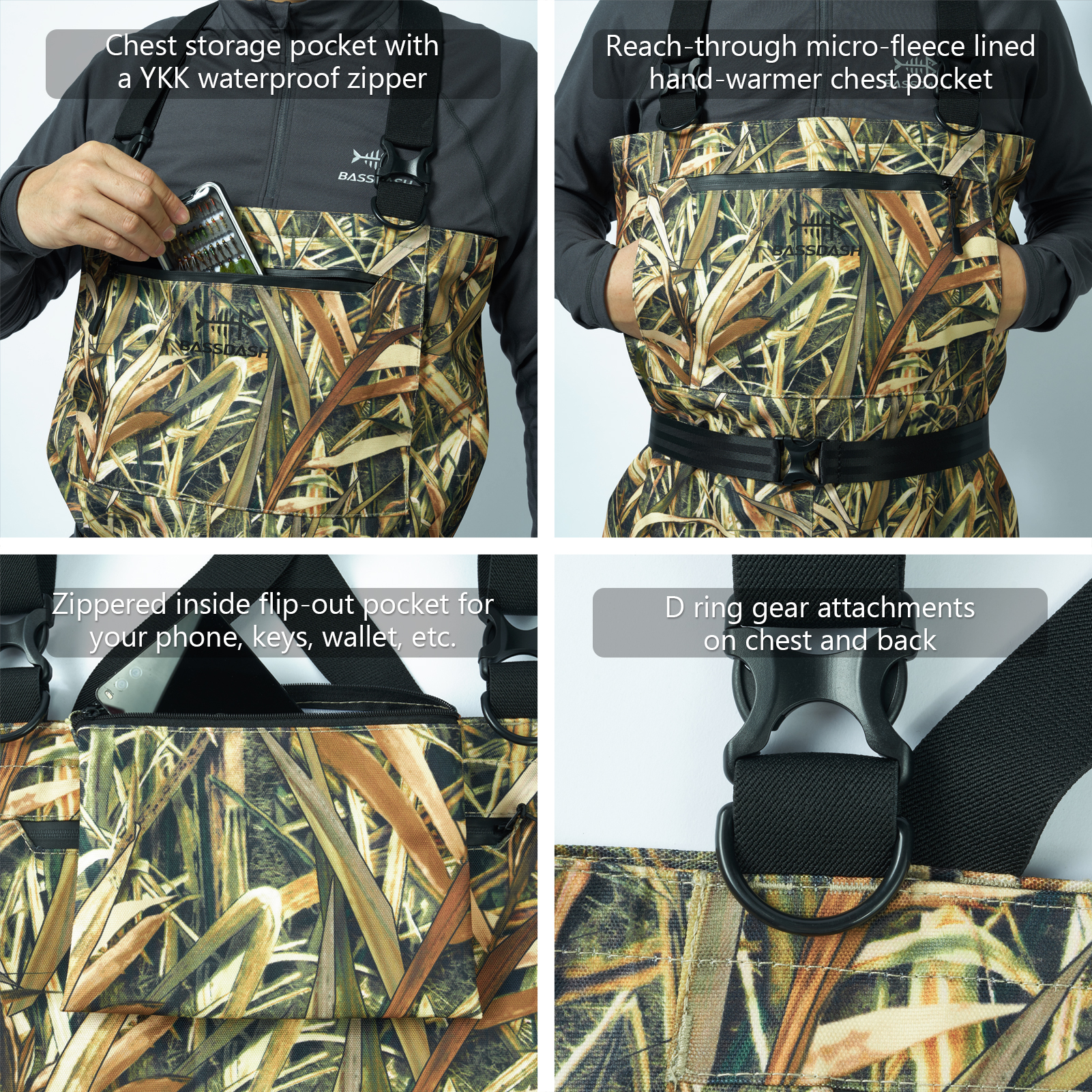 BASSDASH Men Women Boot Foot W - Fishing Waders recensione e prezzo