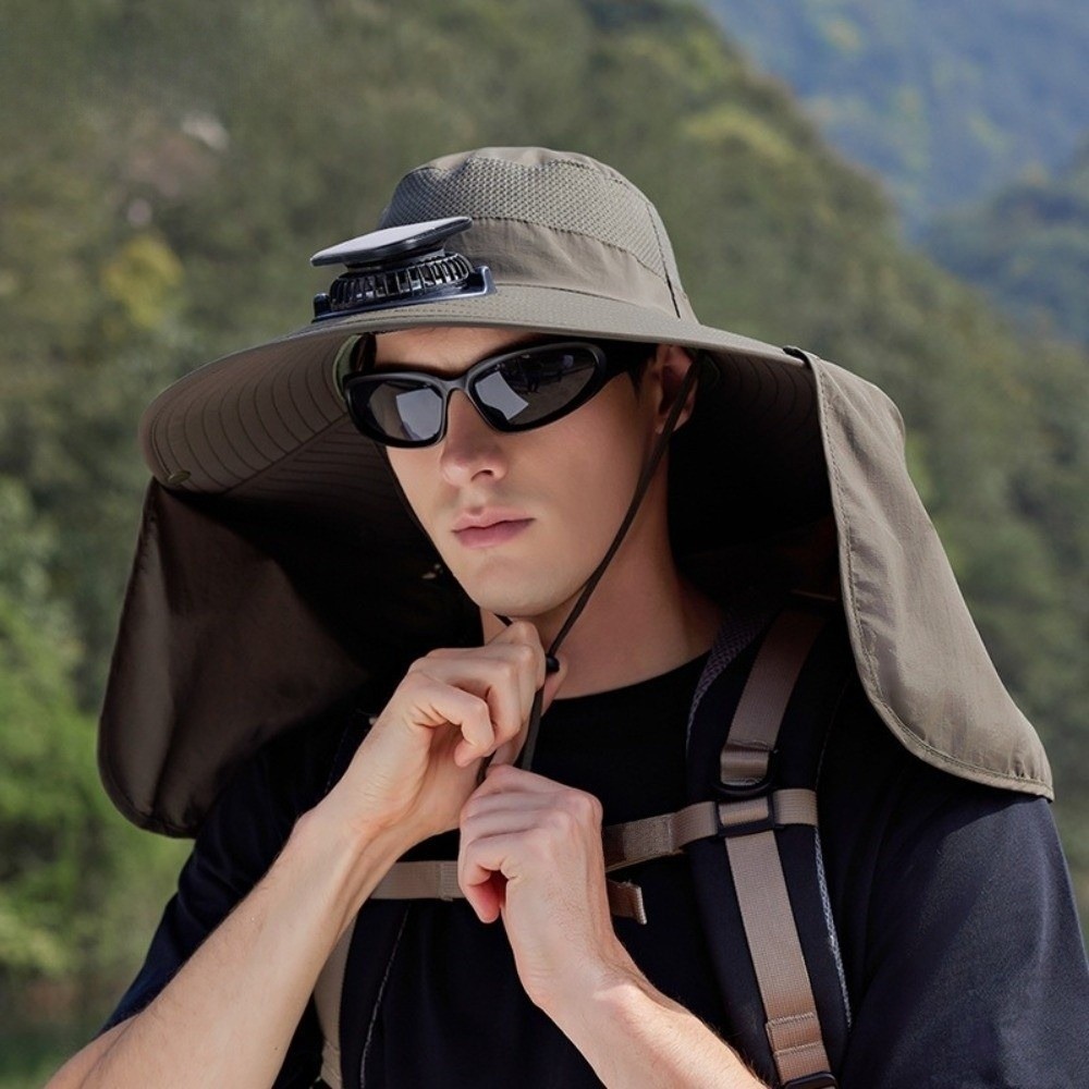 New UPF50+ Solar Fan Hat with  - Fishing Hat recensione e prezzo
