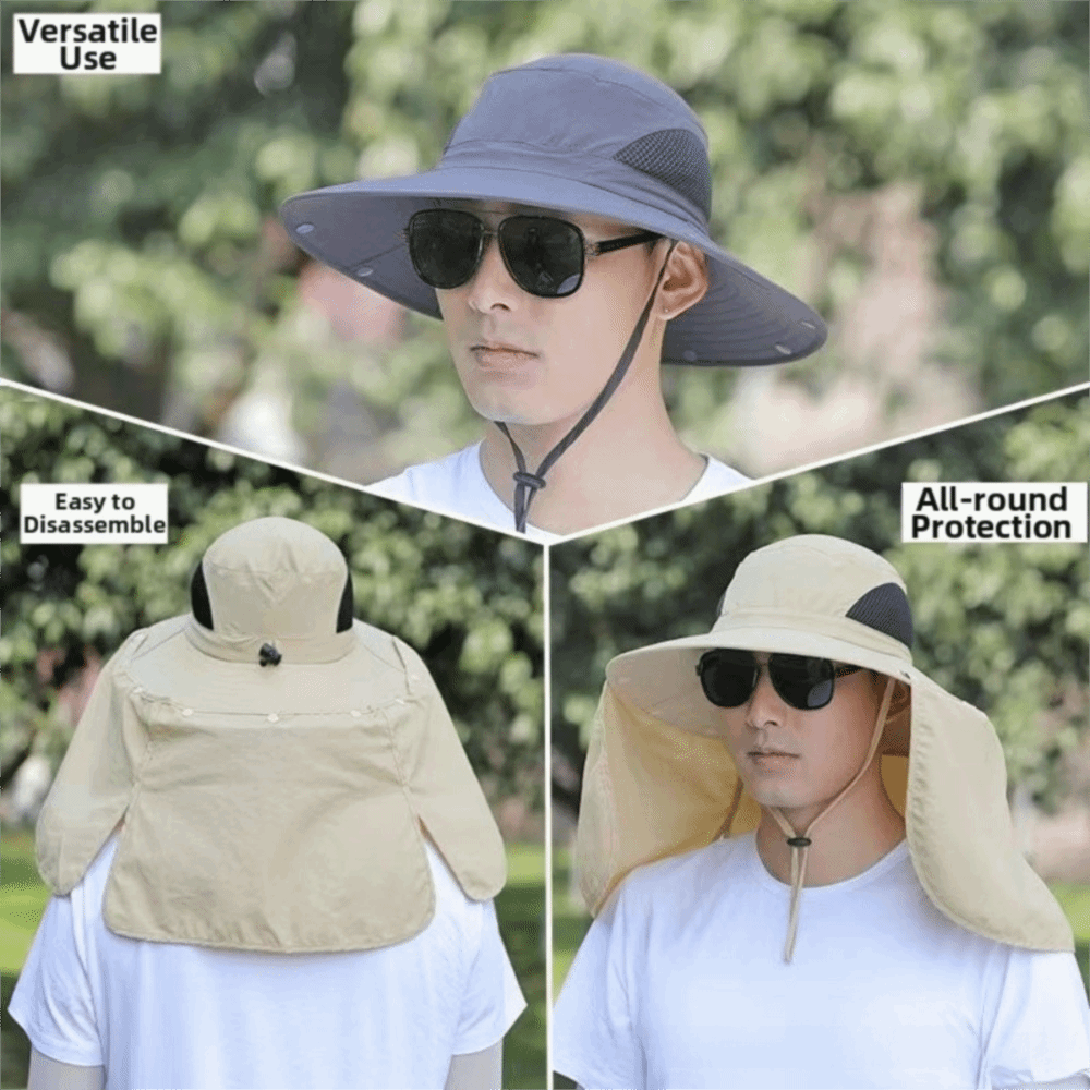 Fashion Cloth Men Sun Hat Big  - Fishing Hat recensione e prezzo