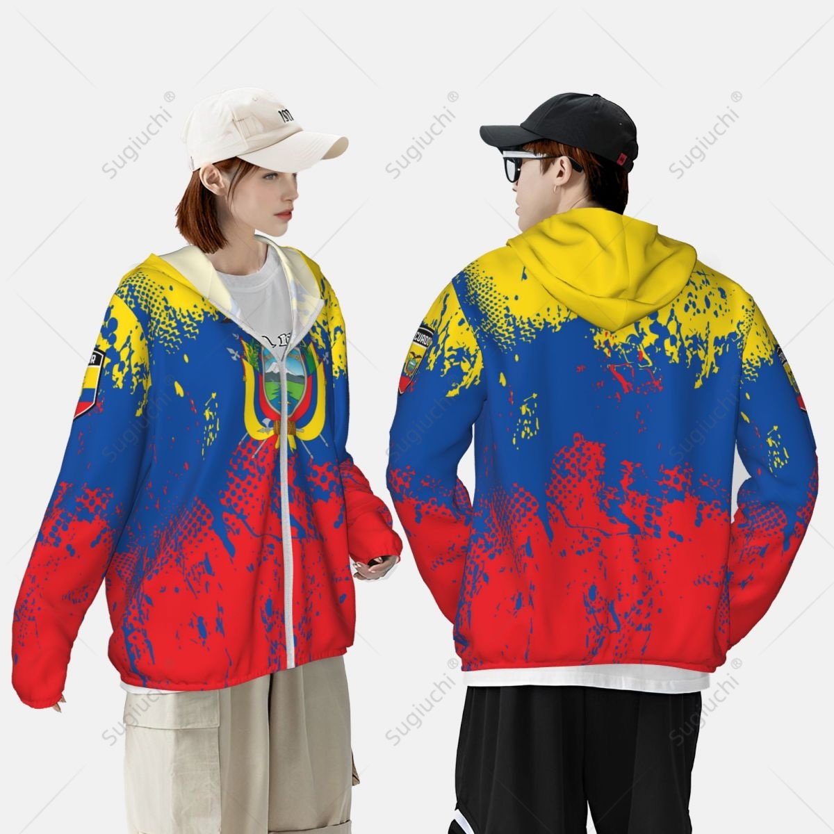 Ecuador Flag Sun Protection Ho - Fishing Hoodie recensione e prezzo