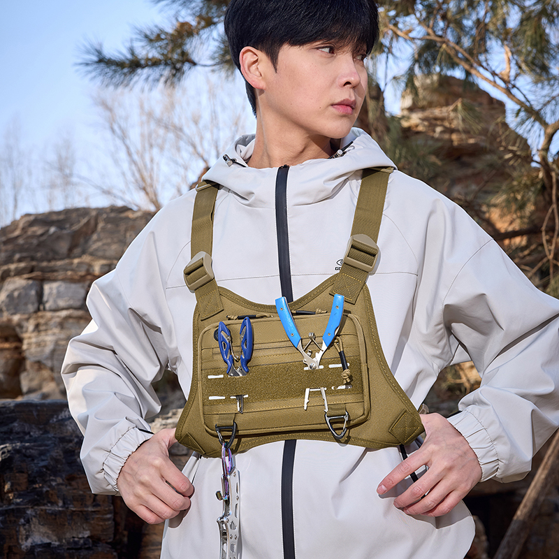 Tactical Front Chest Rig Bag V - Fishing Vest recensione e prezzo