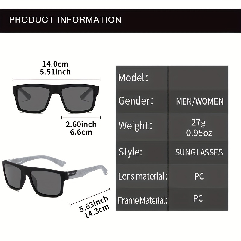 Fashion Travel Square Polarize - Fishing Sunglasses Polarized recensione e prezzo