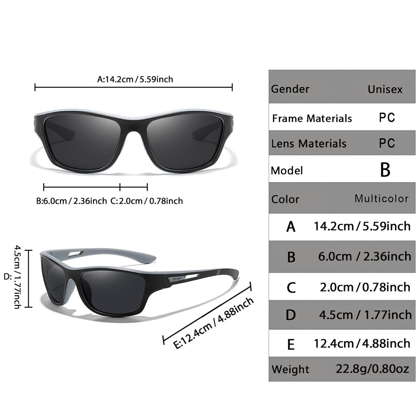 LOISRUBY Polaring Lenses Cycli - Fishing Sunglasses Polarized recensione e prezzo