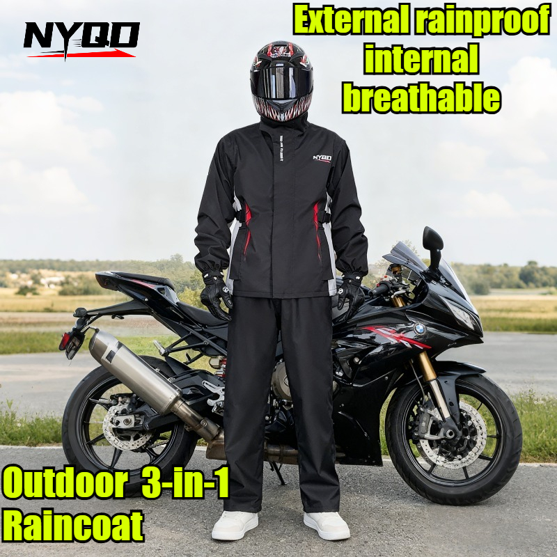 Motorcycle Raincoat Suit Men U - Fishing Jacket Waterproof recensione e prezzo