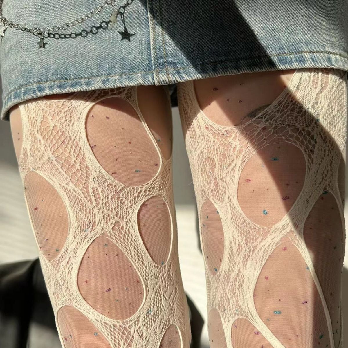Sexy Punk Women Broken Hole St - Fishing Socks recensione e prezzo