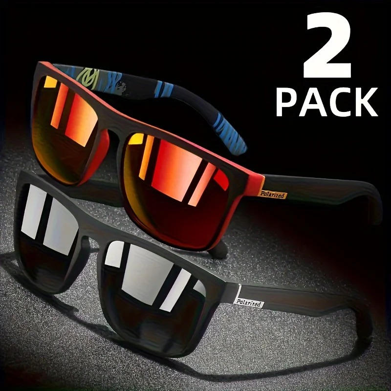 1/2pcs Square Sport Sunglasses - Fishing Sunglasses Polarized recensione e prezzo