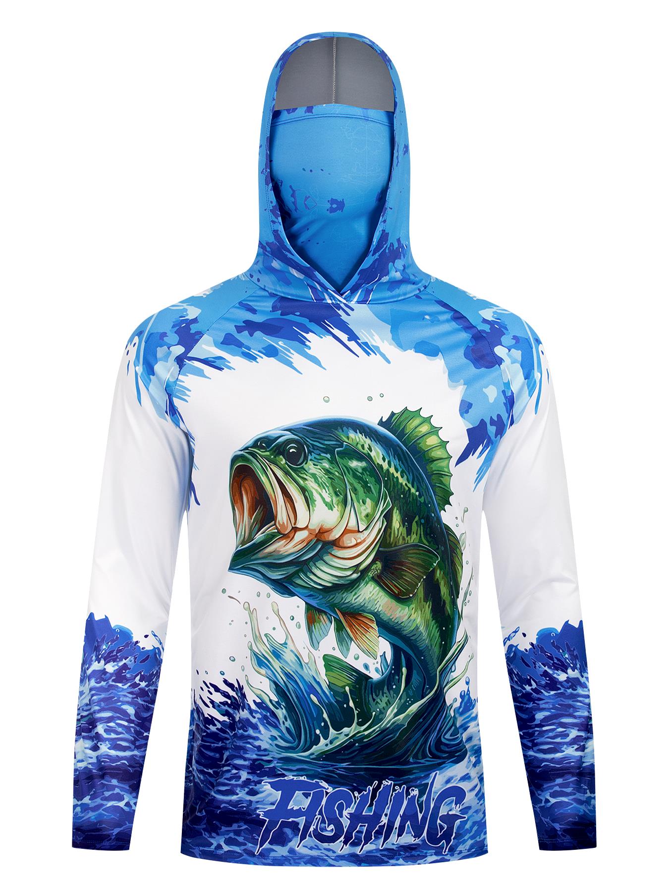Fishing Hooded Shirt Upf 50 Fi - Fishing Shirt Uv Protection recensione e prezzo