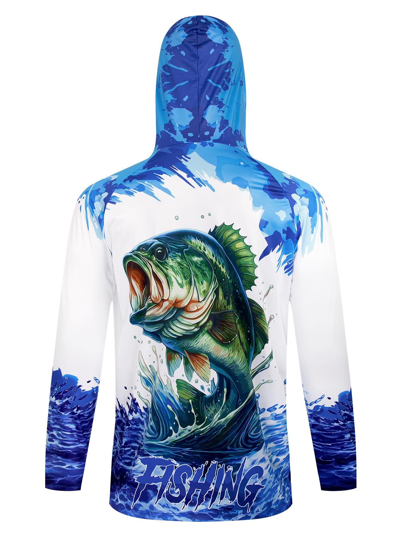 Fishing Hooded Shirt Upf 50 Fi - Fishing Shirt Uv Protection recensione e prezzo
