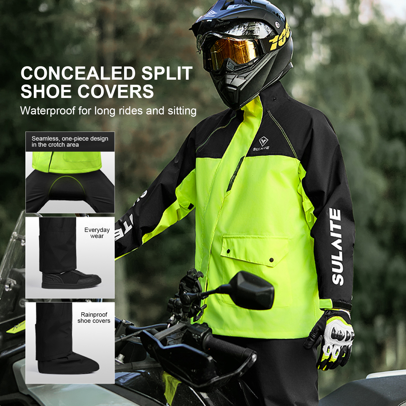 Motorcycle Rain Suit for Men & - Fishing Rain Suit recensione e prezzo