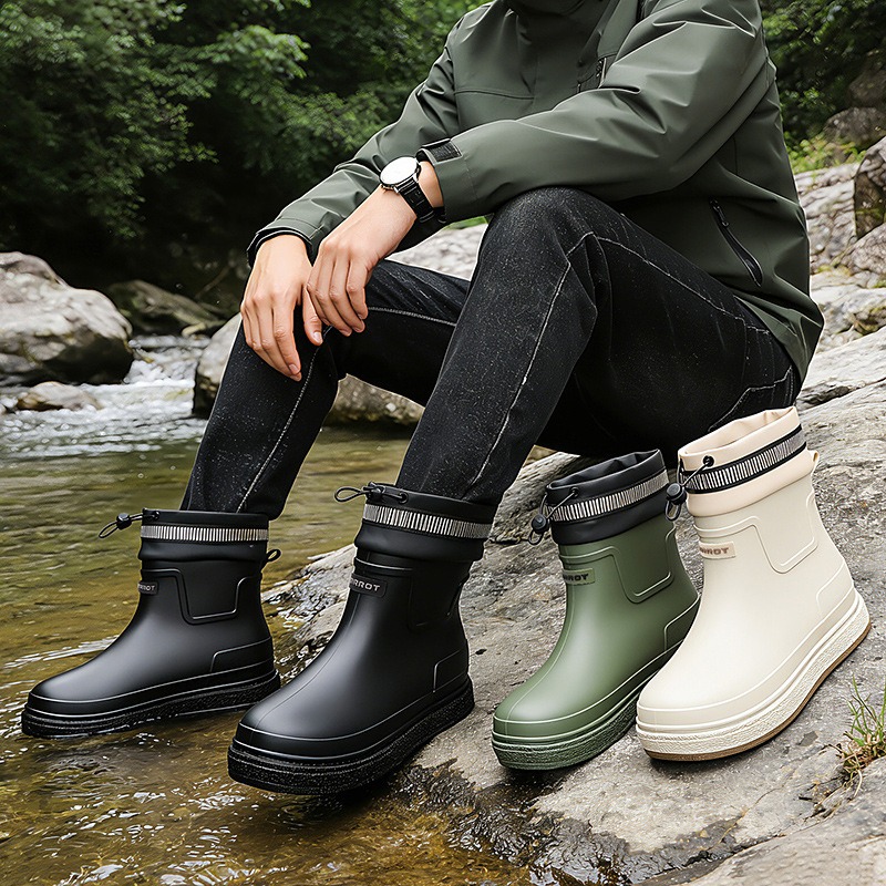 Men Rain Shoes Outdoor Waterpr - Fishing Boots recensione e prezzo