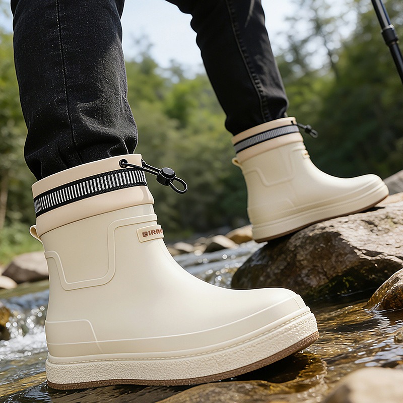 Men Rain Shoes Outdoor Waterpr - Fishing Boots recensione e prezzo