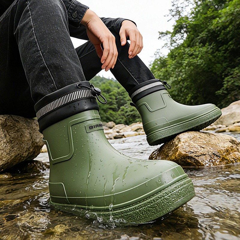 Men Rain Shoes Outdoor Waterpr - Fishing Boots recensione e prezzo