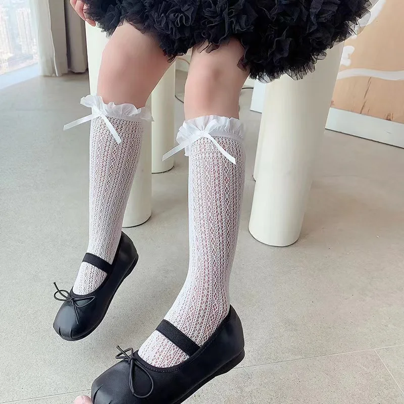 Girls Long Tube Lace Stockings - Fishing Socks recensione e prezzo