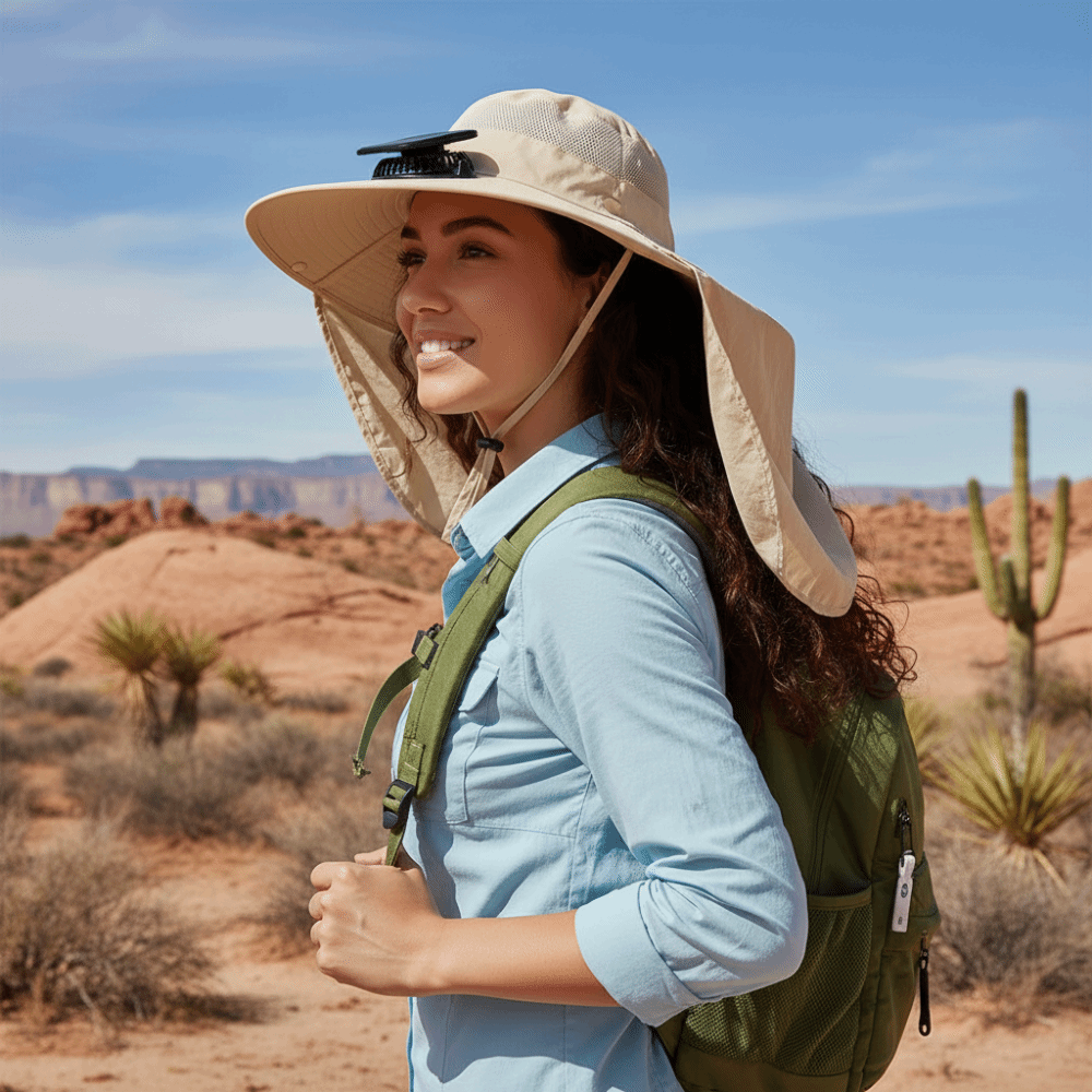Gift UPF50+ Solar Fan Hat Wate - Fishing Hat recensione e prezzo