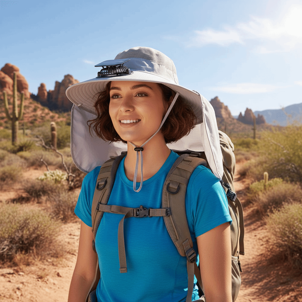 Gift UPF50+ Solar Fan Hat Wate - Fishing Hat recensione e prezzo