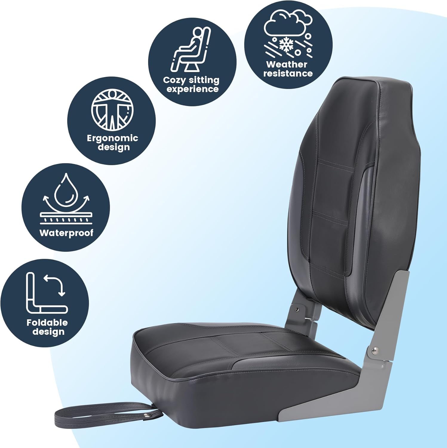 2 Pack Folding Boat Seats, Hig - Fishing Backpack recensione e prezzo