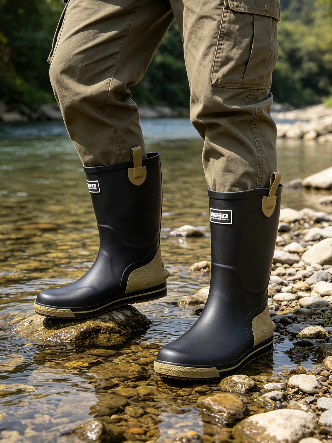 Men's Mid-High Rubber Rain Boo - Fishing Boots recensione e prezzo
