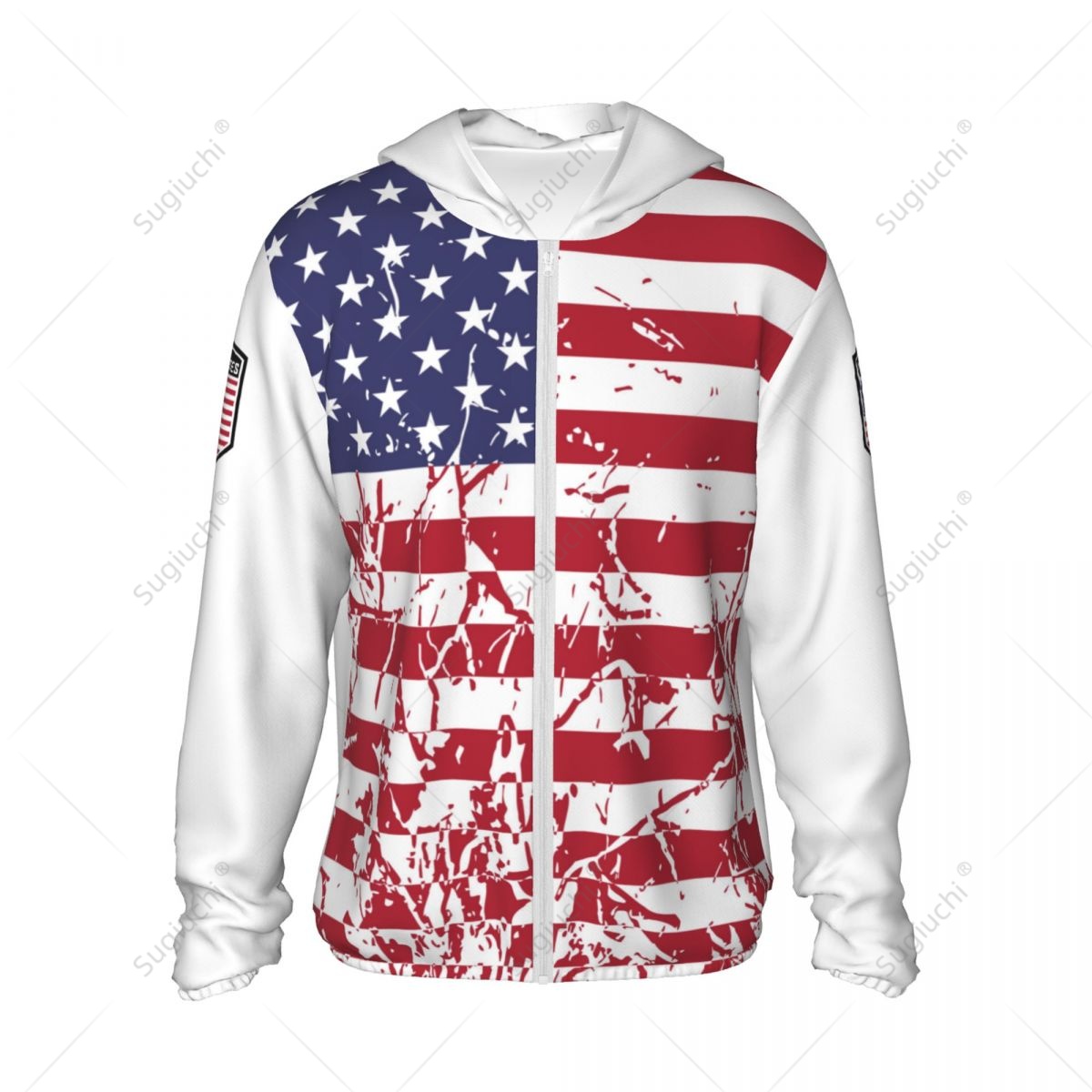 United States Flag Sun Protect - Fishing Hoodie recensione e prezzo